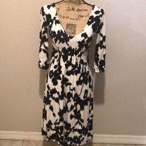 Nwot Cabi Black And White Dress